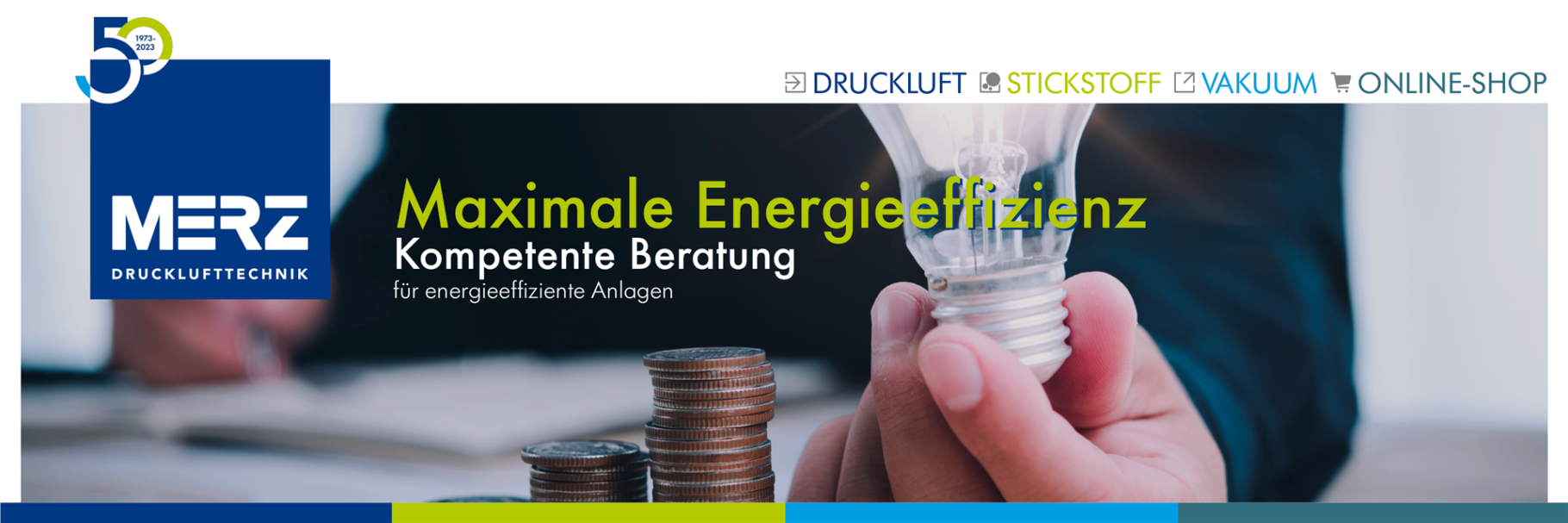 Merz maximale Energieeffizienz Banner